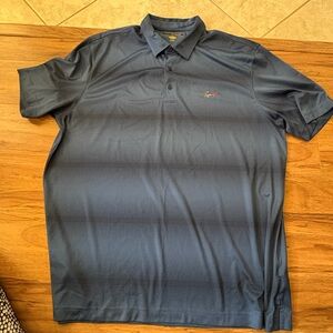 Greg Norman Collection Men's Blue Gradient Polo